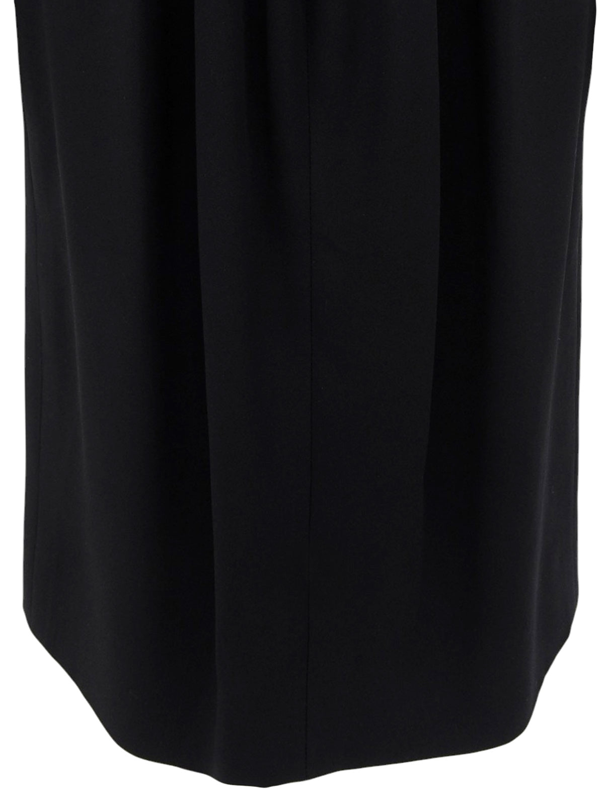 Triomphe Charm Silk Dress in Black