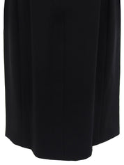 Triomphe Charm Silk Dress in Black