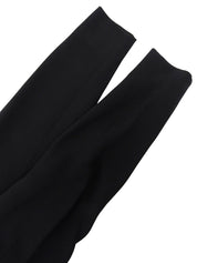 Triomphe Charm Silk Dress in Black