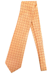 デザインパターンネクタイ イエロー/オレンジ