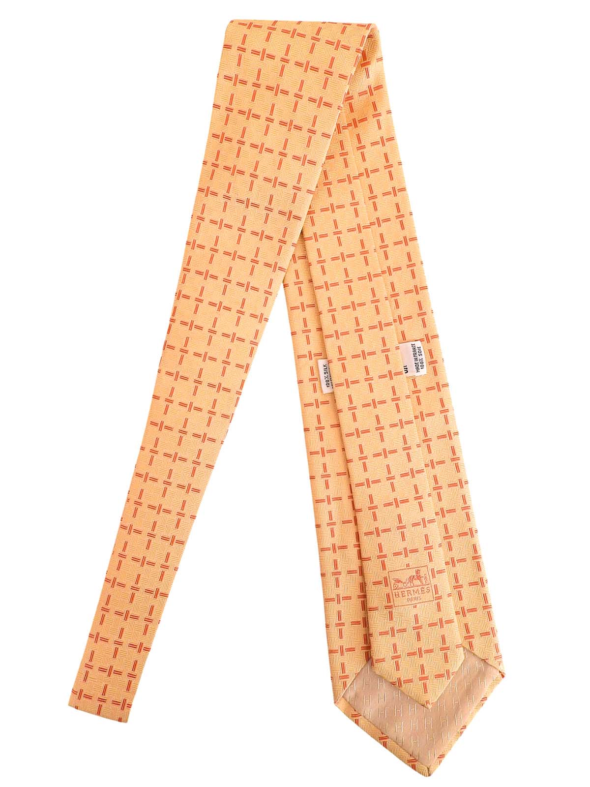 デザインパターンネクタイ イエロー/オレンジ
