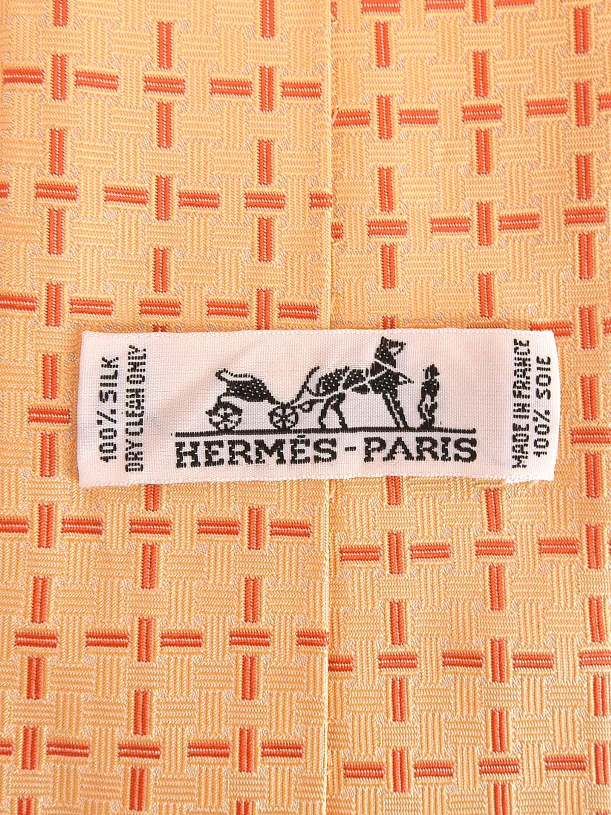 デザインパターンネクタイ イエロー/オレンジ