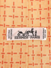 デザインパターンネクタイ イエロー/オレンジ