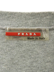 ウエストシェイプデザインノースリーブトップス グレー