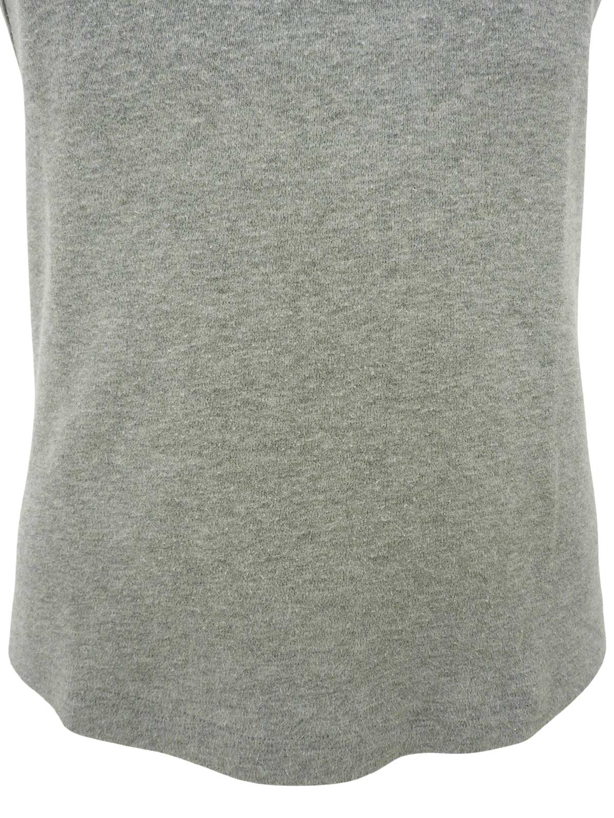 ウエストシェイプデザインノースリーブトップス グレー