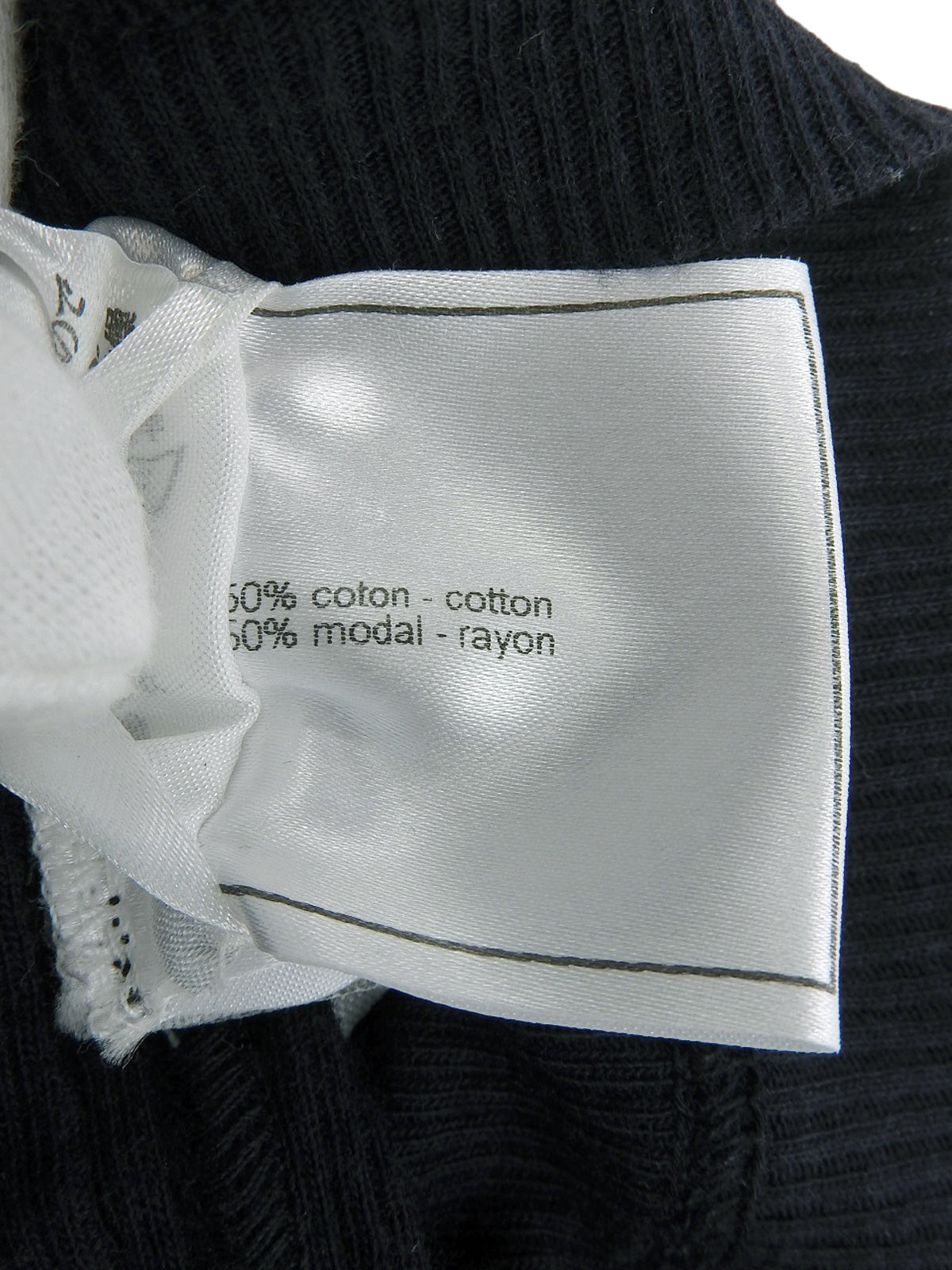 2006 CC Mark Line Logo Sleeveless Top Navy
