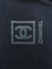 2006年製 CCマークラインロゴノースリーブトップス ネイビー