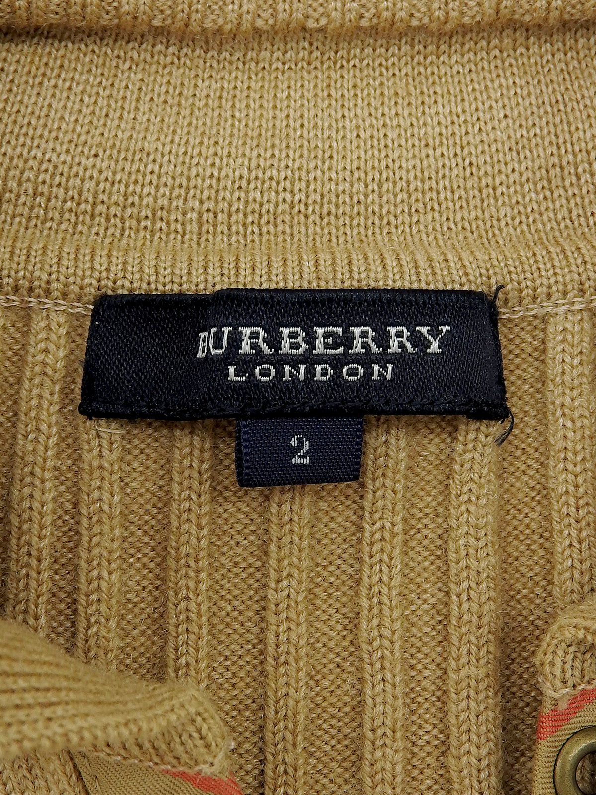 ニット半袖トップス ベージュ