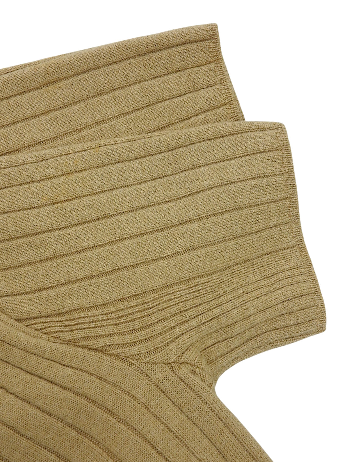 ニット半袖トップス ベージュ