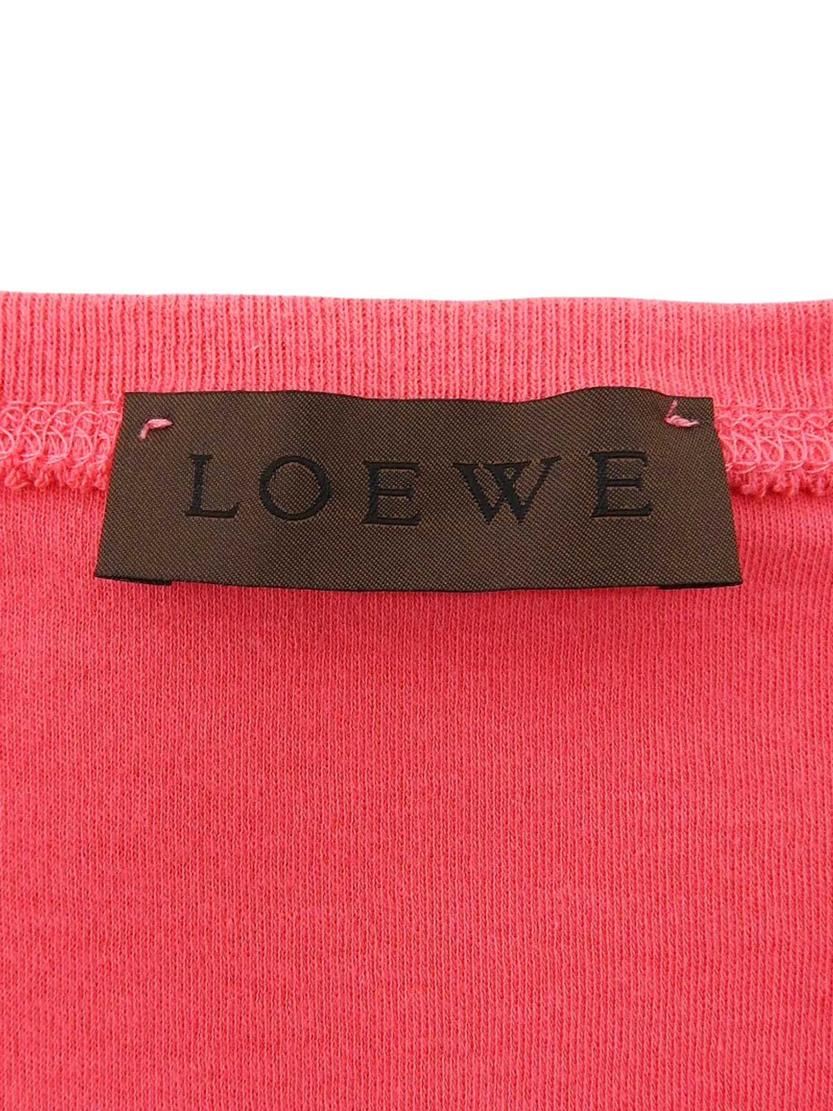 アナグラムプリントノースリーブトップス ピンク