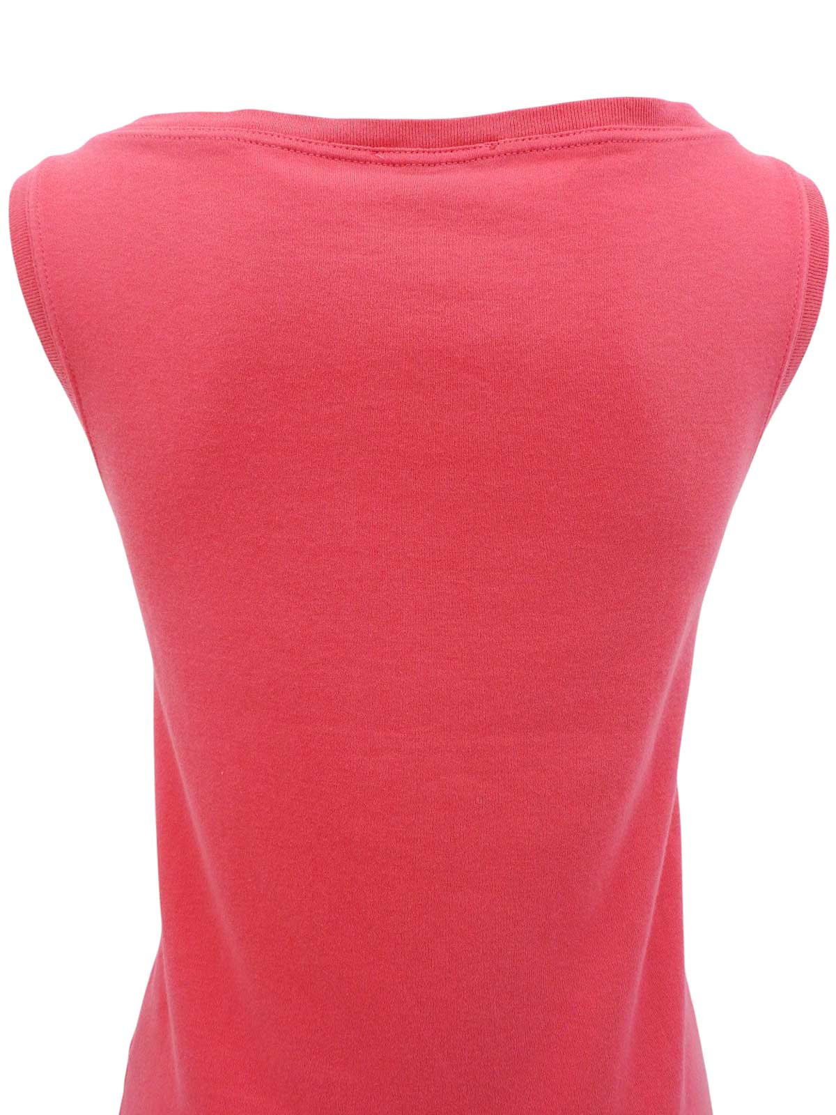 アナグラムプリントノースリーブトップス ピンク