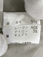 マーブルボタンセットアップ ライトグレー