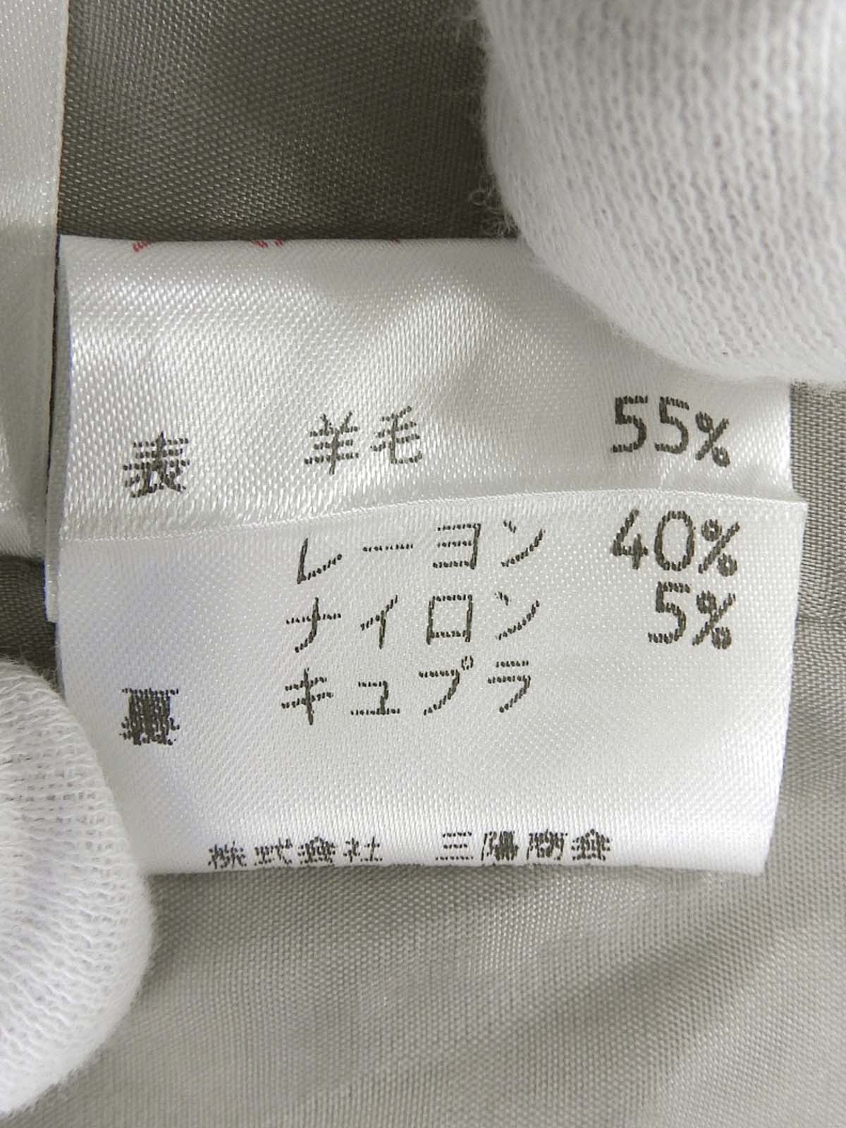 マーブルボタンセットアップ ライトグレー