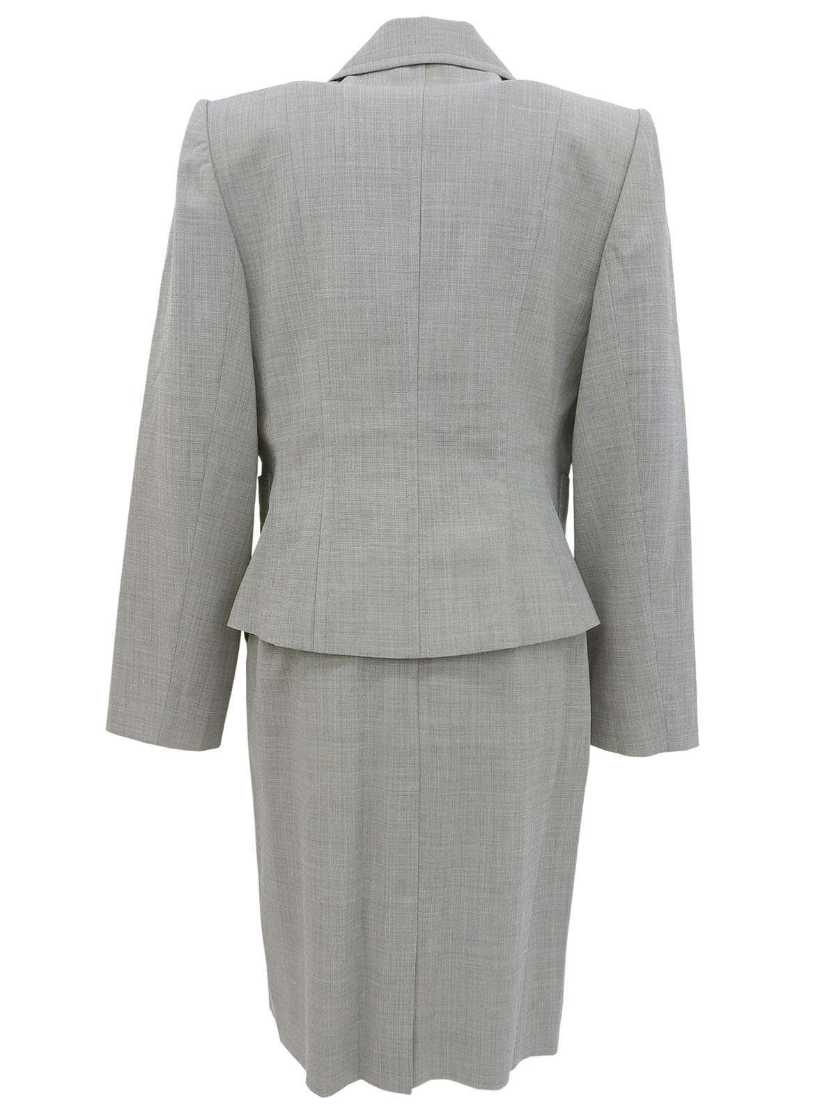 マーブルボタンセットアップ ライトグレー