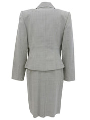 マーブルボタンセットアップ ライトグレー