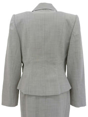 マーブルボタンセットアップ ライトグレー