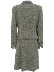 ウールトリムデザインセットアップ グレー