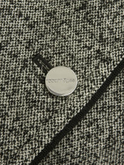 ウールトリムデザインセットアップ グレー