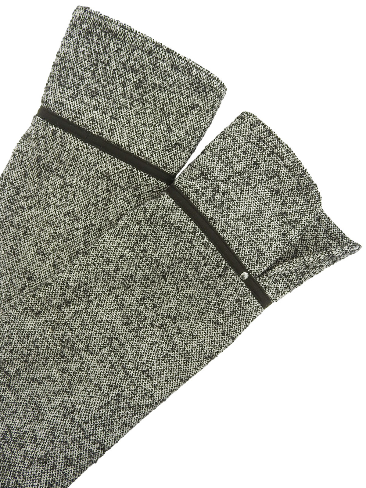 ウールトリムデザインセットアップ グレー