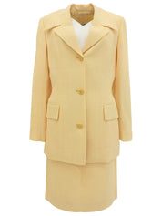 マカダムボタンセットアップ イエロー