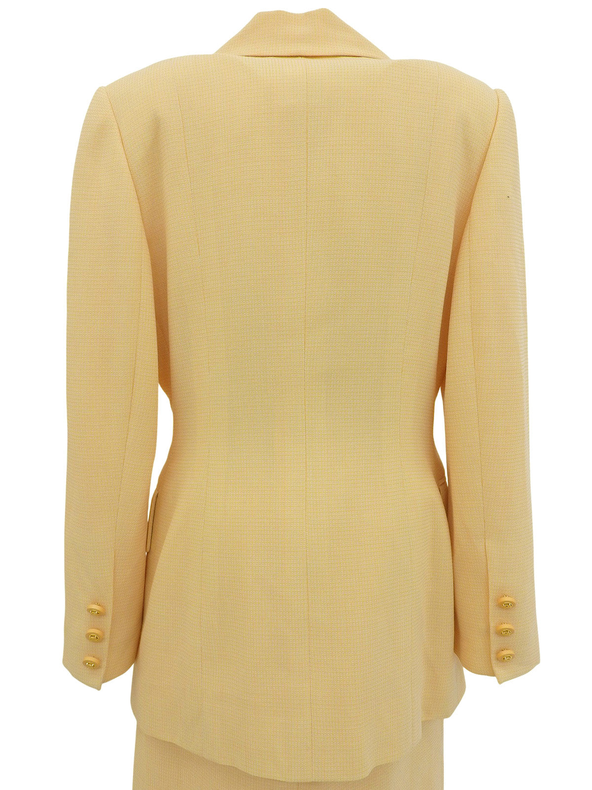 マカダムボタンセットアップ イエロー