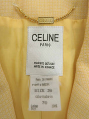 マカダムボタンセットアップ イエロー