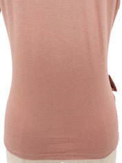 ロゴポケットレースアップショートスリーブトップス コーラルピンク