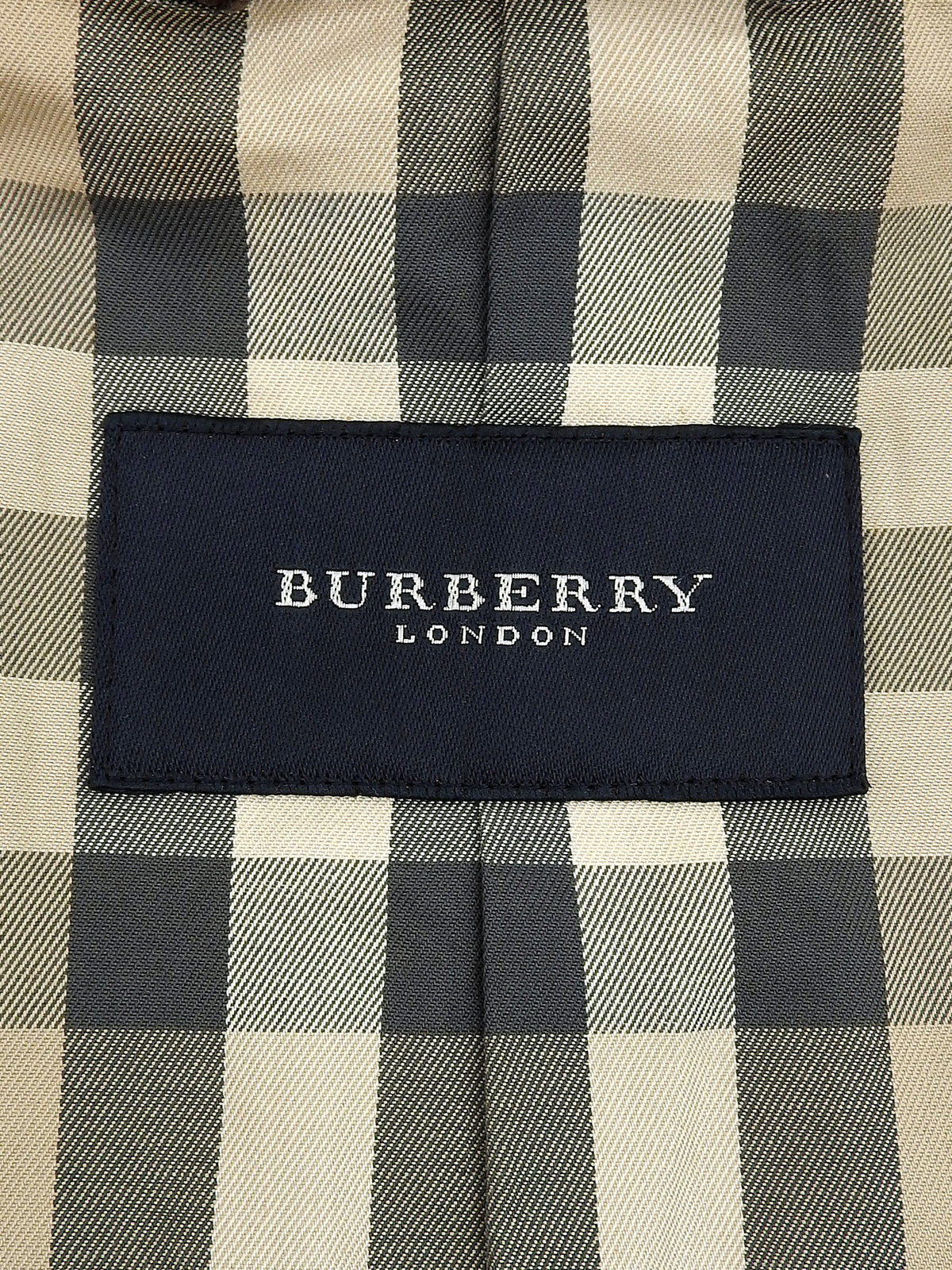Brown logo button leather jacket