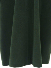 ビーバーファーウールコンビロングコート グリーン/ブラウン