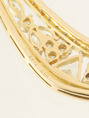 18K Gold Diamond Design Necklace