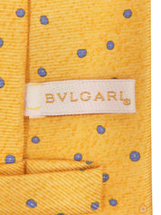 Dot Pattern Tie Yellow/Blue