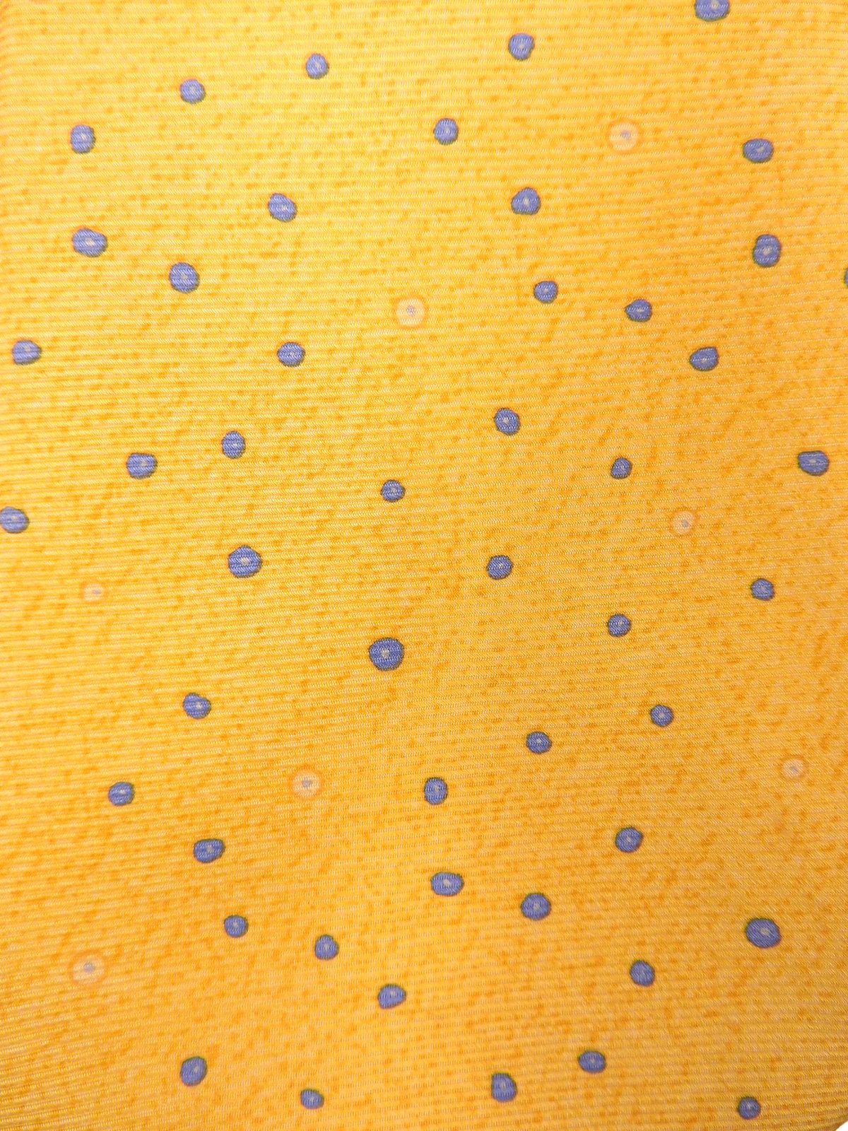 Dot Pattern Tie Yellow/Blue
