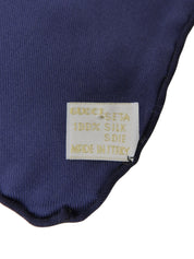 ホースビットパターンスカーフ　ホワイト/ネイビー