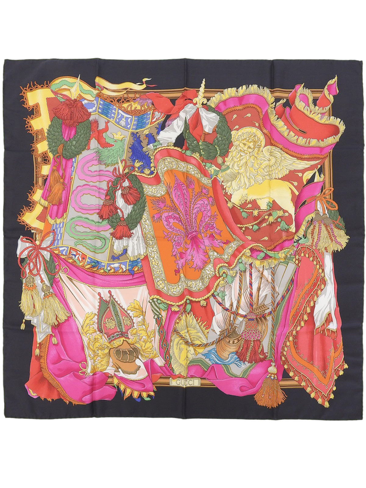 デザインパターンスカーフ マルチ