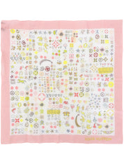 Design Pattern Scarf Pink