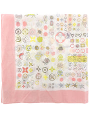 Design Pattern Scarf Pink