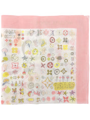 Design Pattern Scarf Pink