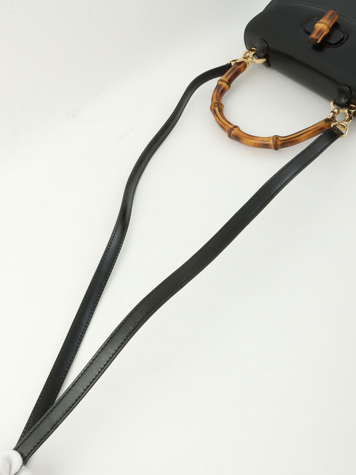 バンブー2wayバッグミニ ブラック