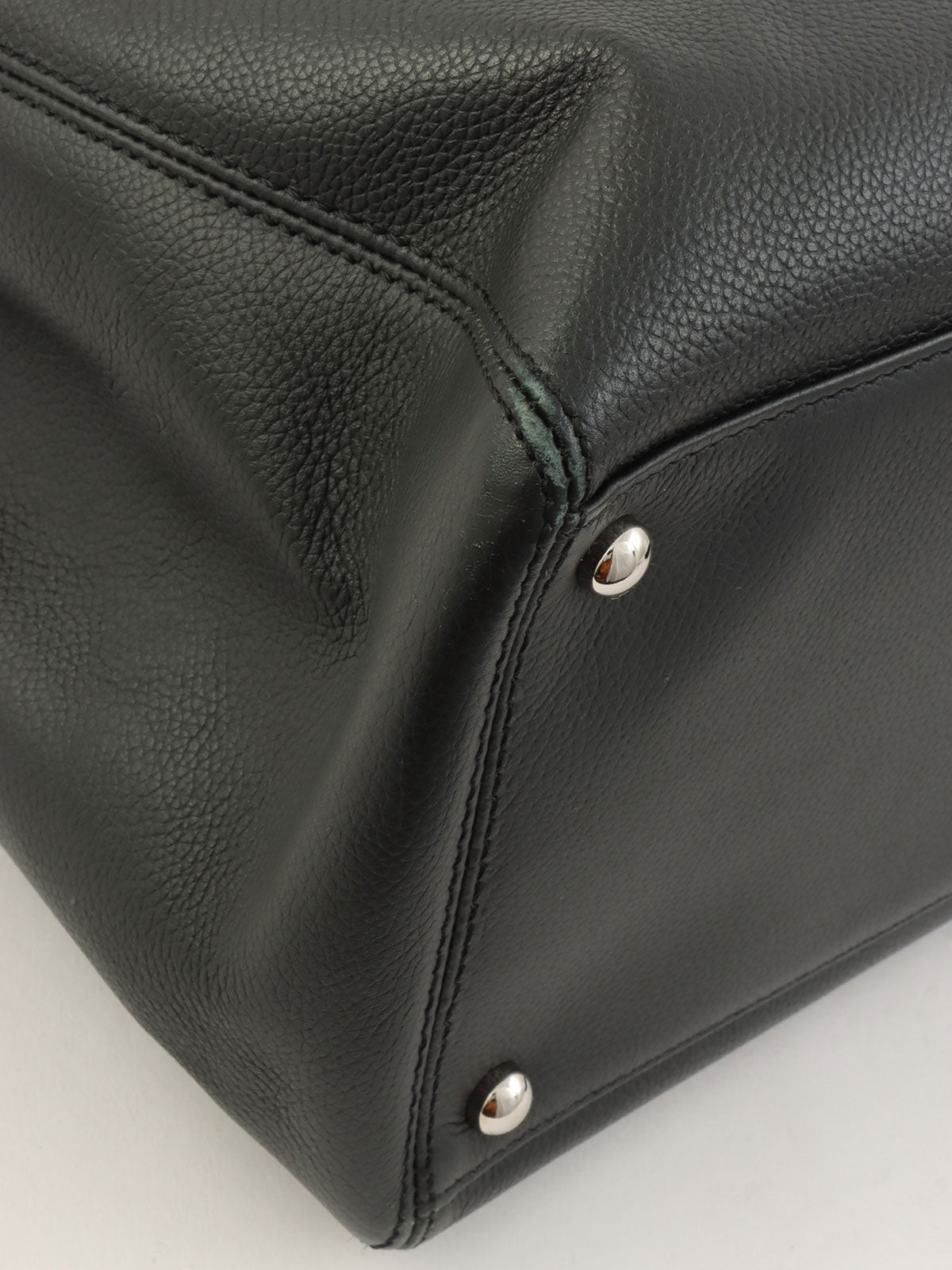 2013年頃製 キャビアスキンCCターンロックトートバッグ ブラック