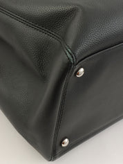 2013年頃製 キャビアスキンCCターンロックトートバッグ ブラック