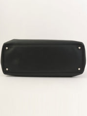 2013年頃製 キャビアスキンCCターンロックトートバッグ ブラック