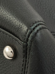 2013年頃製 キャビアスキンCCターンロックトートバッグ ブラック