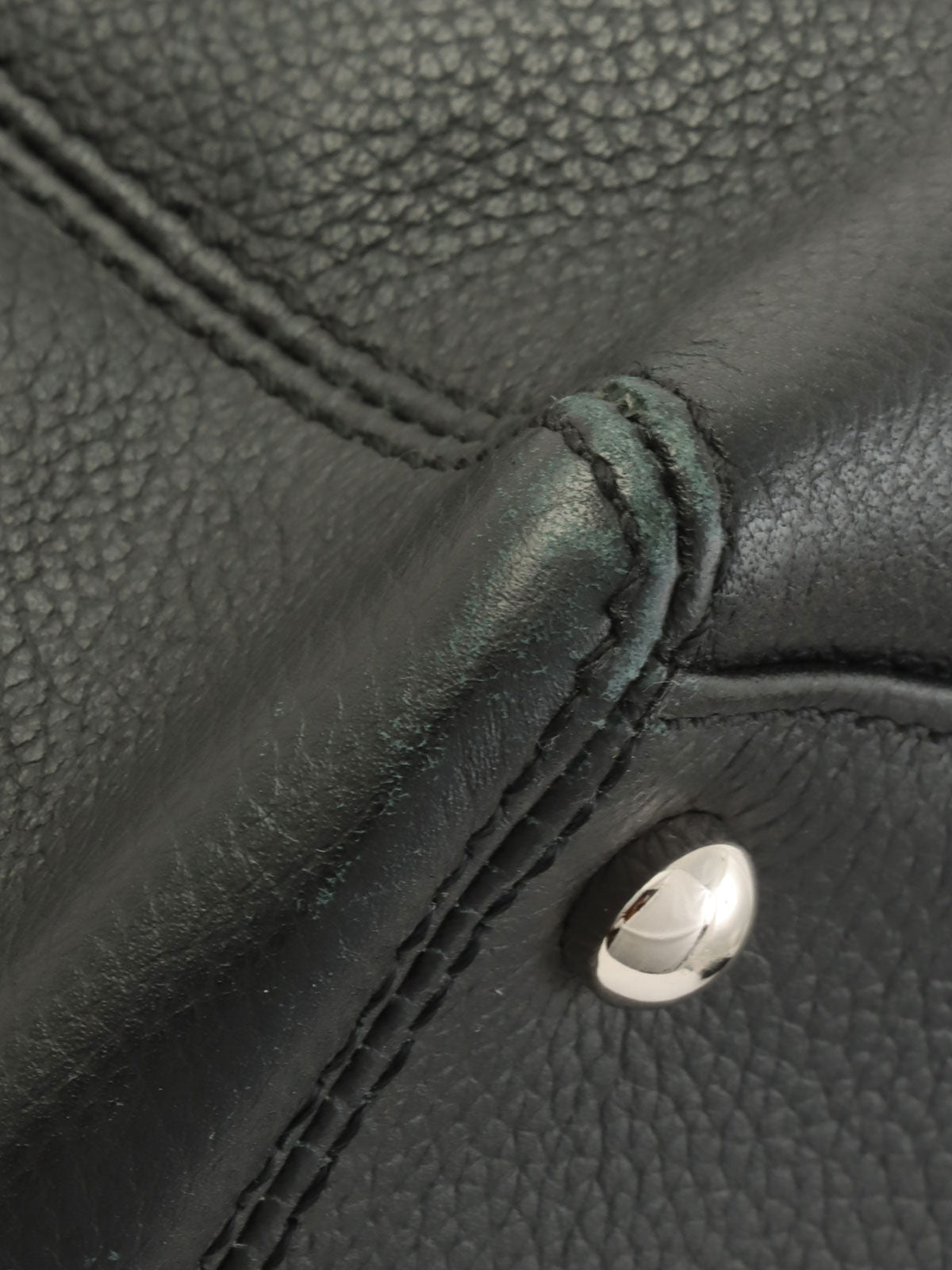 2013年頃製 キャビアスキンCCターンロックトートバッグ ブラック