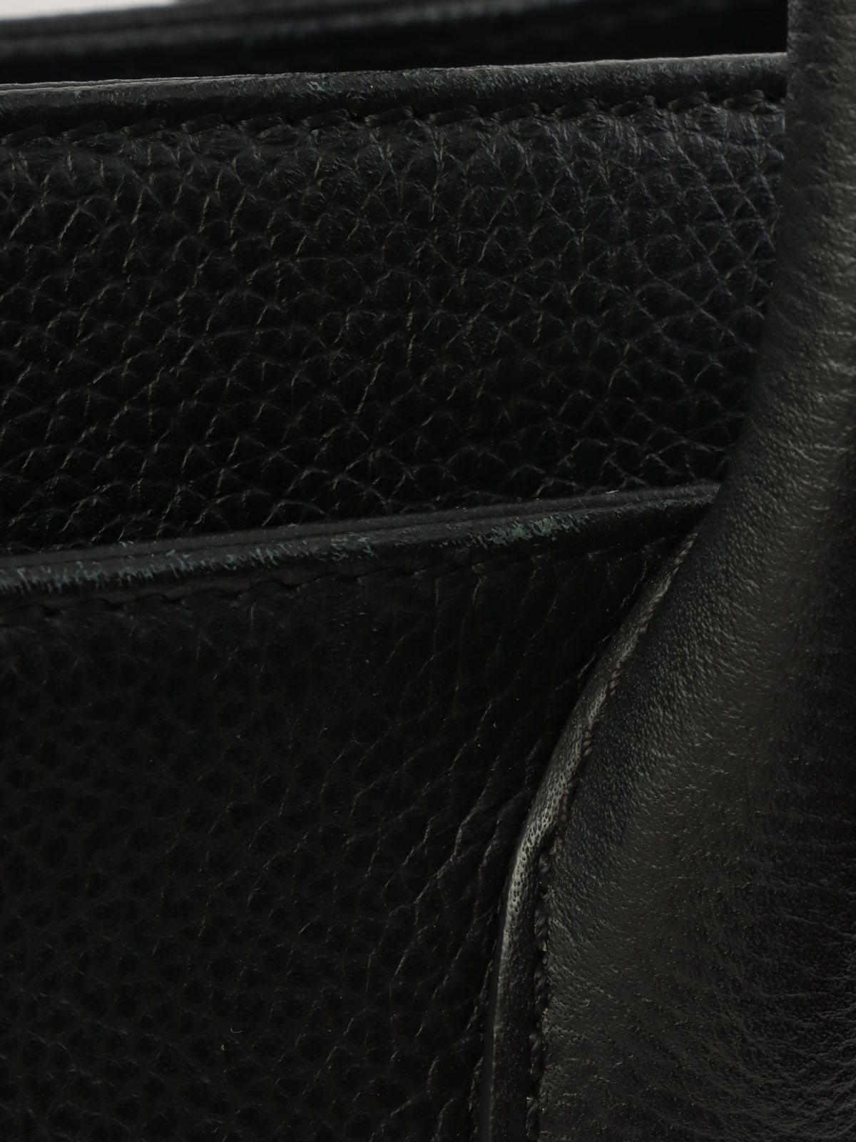 2013年頃製 キャビアスキンCCターンロックトートバッグ ブラック