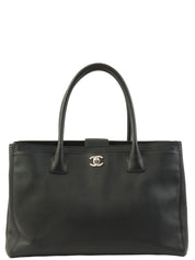 2013年頃製 キャビアスキンCCターンロックトートバッグ ブラック