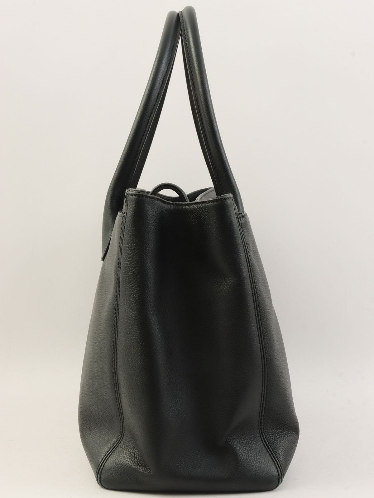 2013年頃製 キャビアスキンCCターンロックトートバッグ ブラック