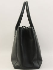 2013年頃製 キャビアスキンCCターンロックトートバッグ ブラック