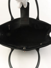 2013年頃製 キャビアスキンCCターンロックトートバッグ ブラック