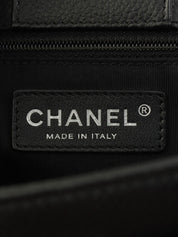 2013年頃製 キャビアスキンCCターンロックトートバッグ ブラック