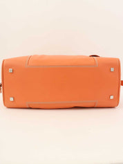 ナッパレザーアナグラムアマソナハンドバッグ　オレンジ